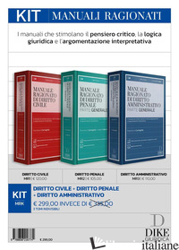 KIT MANUALI RAGIONATI. DIRITTO CIVILE. DIRITTO PENALE. DIRITTO AMMINISTRATIVO. C - CARINGELLA FRANCESCO; SALERNO ANGELO