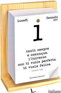 CALENDARIO GENIALE 2024 CON SUPPORTO - AA.VV.