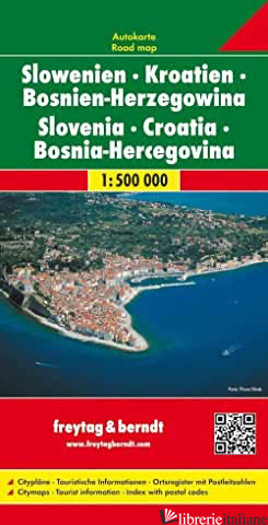 SLOVENIA CROZIA BOSNIA ERZEGOVINA 1:500.000 - AA.VV.
