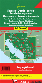 SLOVENIA-CROAZIA-SERBIA 1:1.000.000 - AA.VV.