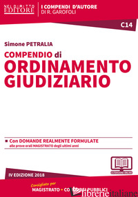 COMPENDIO DI ORDINAMENTO GIUDIZIARIO - PETRALIA SIMONE