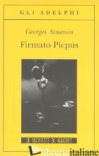 FIRMATO PICPUS - SIMENON GEORGES