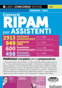 CONCORSI RIPAM PER ASSISTENTI, 2913 ASSISTENTI AMMINISTRATIVI (3997 VARIE AMMINI