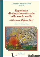 ESPERIENZE DI EDUCAZIONE SESSUALE NELLA SCUOLA MEDIA - RIGHINI RICCI GIOVANNA; RODIA C. (CUR.); RODIA A. (CUR.)