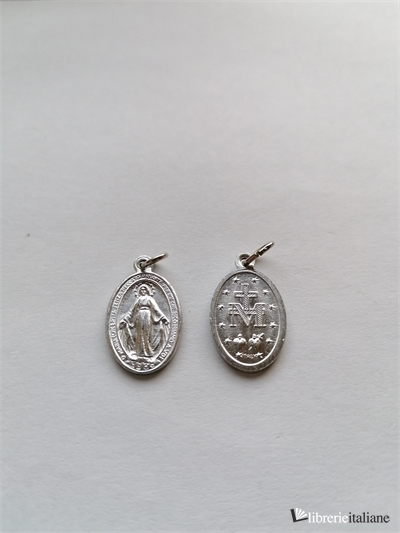 MEDAGLIA MIRACOLOSA ALLUMINO ARGENTATA CM 2 - 