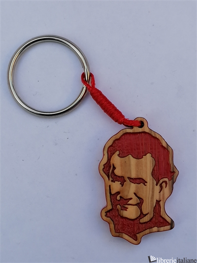 VOLTO DON BOSCO-ROSSO PORTACHIAVI ULIVO CM 2,5X4 - 