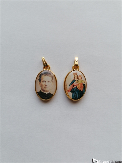 DON BOSCO/MARIA AUSILIATRICE MEDAGLIA OVALE CM 2 - 