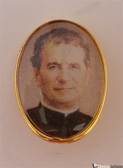 PIN DON BOSCO DORATO COLORATA DIAM CM 2 - 