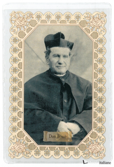 DON BOSCO CON TRICORNO - SANTINO MERLETTATO 7X11 - 
