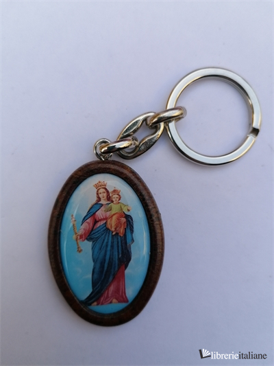 DON BOSCO/MARIA AUSILIATRICE PORTACHIAVE OVALE CM 3X4,5 - 