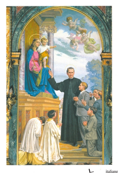 D.BOSCO QUADRO ALTARE - PREGHIERA CM 7,5X10 - 