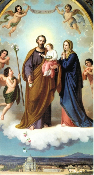 QUADRO ALTARE S.GIUSEPPE CM.7,5X14 - RETRO PREGHIERA - 