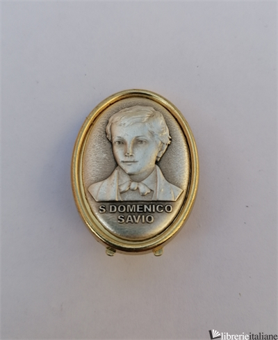 S.DOMENICO SAVIO QUADRETTO OVALE CM.2,7X3,7 - 