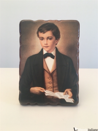 S.DOMENICO SAVIO QUADRO LEGNO CM.22X27 - 