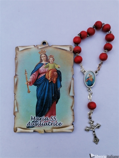 MARIA AUSILIATRICE QUADRETTO CM.5X8 CON DECINA PROFUMATA - 