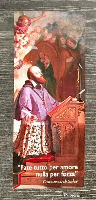 S.FRANCESCO DI SALES - SEGNALIBRO 6X15 - 