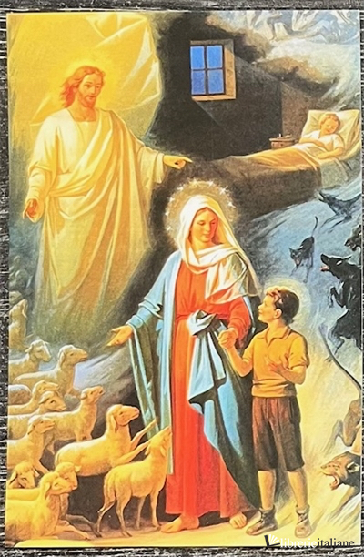 SOGNO DEI NOVE ANNI - RETRO TITOLO STRENNA 2024 - CM. 7X10,5 - 