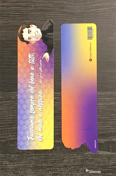 DON BOSCO SEGNALIBRO SAGOMATO - FACCIAMO SEMPRE DEL BENE.... - 