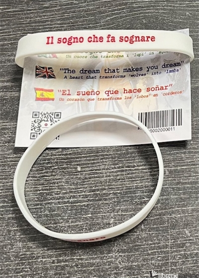 BRACCIALETTO IN SILICONE - "IL SOGNO CHE FA SOGNARE" - 