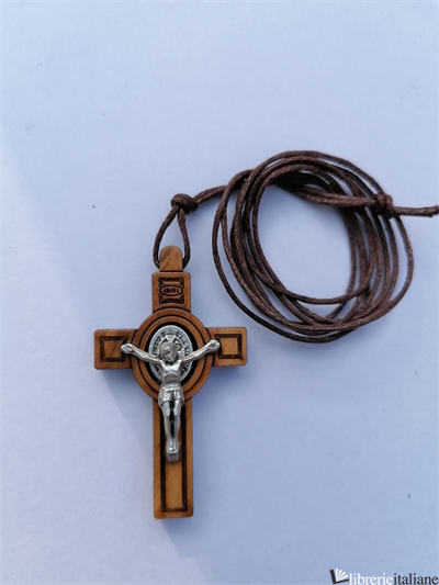 CROCE SAN BENEDETTO IN BUSTA CON LACCIO CM.4,5X2,5 - 