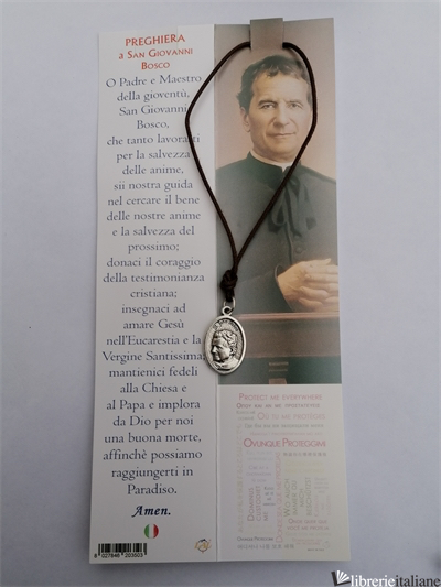 DON BOSCO SEGNALIBRO CON COLLANA CM.2,5X1,5 - 