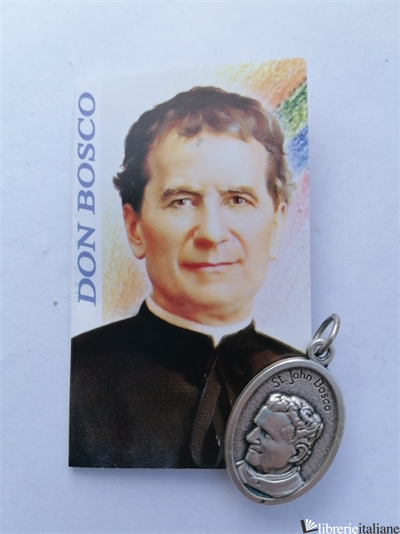 DON BOSCO MEDAGLIA CON PREGHIERA DIAM 2,5 - 