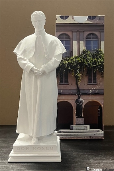 STATUA DON BOSCO CORTILE - BIANCA CM.17 - 