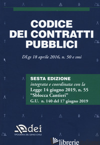 CODICE DEI CONTRATTI PUBBLICI di AA.VV.