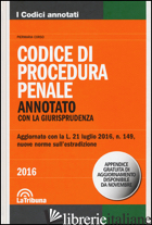 CODICE DI PROCEDURA PENALE. ANNOTATO CON LA GIURISPRUDENZA (IL) - CORSO P. (CUR.)