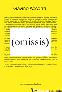 OMISSIS - ACCORRA' GAVINO