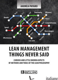 LEAN MANAGEMENT. THINGS NEVER SAID. CURIOUS AND LITTLE KNOWN ASPECTS OF METHODS  - PAYARO ANDREA