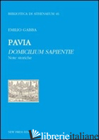 PAVIA, DOMICILIUM SAPIENTIE - GABBA EMILIO