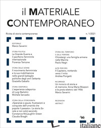 MATERIALE CONTEMPORANEO. RIVISTA DI STORIA CONTEMPORANEA (2021) (IL). VOL. 1 - 