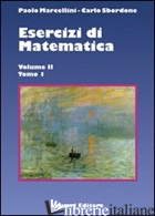 ESERCIZI DI MATEMATICA. VOL. 2/1 - MARCELLINI PAOLO; SBORDONE CARLO