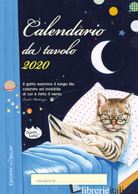 GATTO E LA LUNA. CALENDARIO DA TAVOLO 2020 (IL)