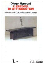 EREDITA' DI WITTGENSTEIN (L') - MARCONI DIEGO