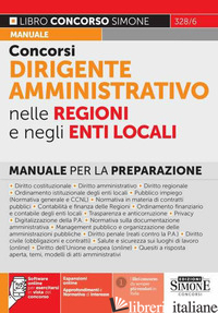 CONCORSO DIRIGENTE AMMINISTRATIVO NELLE REGIONI E NEGLI ENTI LOCALI - 328/6