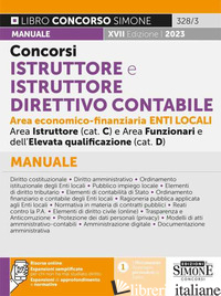 CONCORSI ISTRUTTORE E ISTRUTTORE DIRETTIVO CONTABILE AREA ECONOMICO-FINANZIARIA  - AA.VV.