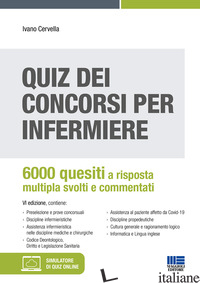 QUIZ DEI CONCORSI PER INFERMIERE - CERVELLA IVANO