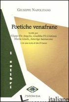 POETICHE VENAFRANE. SCRITTI PER FILIPPO DE ANGELIS, GIUDITTA DI CRISTIANI. MARIA - NAPOLITANO GIUSEPPE