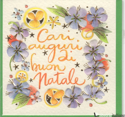 MINI BIGL.NATALE GO11-175 FIORI CARI AUGURI - AAVV