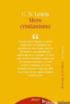 MERO CRISTIANISMO - LEWIS C.S.