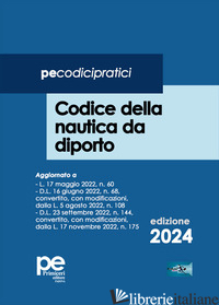 CODICE DELLA NAUTICA DA DIPORTO 2024 - 