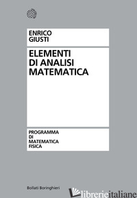 ELEMENTI DI ANALISI MATEMATICA - GIUSTI ENRICO