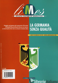 LIMES. RIVISTA ITALIANA DI GEOPOLITICA (2024). VOL. 6: LA GERMANIA SENZA QUALITA - AA.VV.