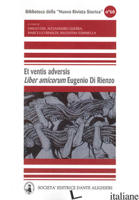 ET VENTIS ADVERSIS LIBER AMICORUM EUGENIO DI RIENZO - GIN EMILIO; GUERRA ALESSANDRO; RINALDI MARCELLO; SOMMELLA V. (CUR.)