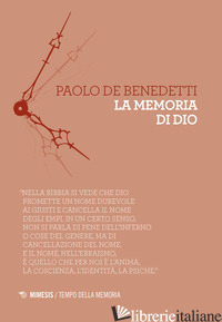 MEMORIA DI DIO (LA) - DE BENEDETTI PAOLO