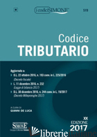 CODICE TRIBUTARIO - DE LUCA G. (CUR.)