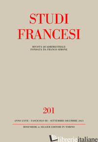 STUDI FRANCESI (2023). VOL. 201 - 