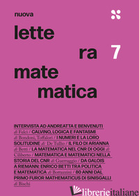 NUOVA LETTERA MATEMATICA. VOL. 7 - 